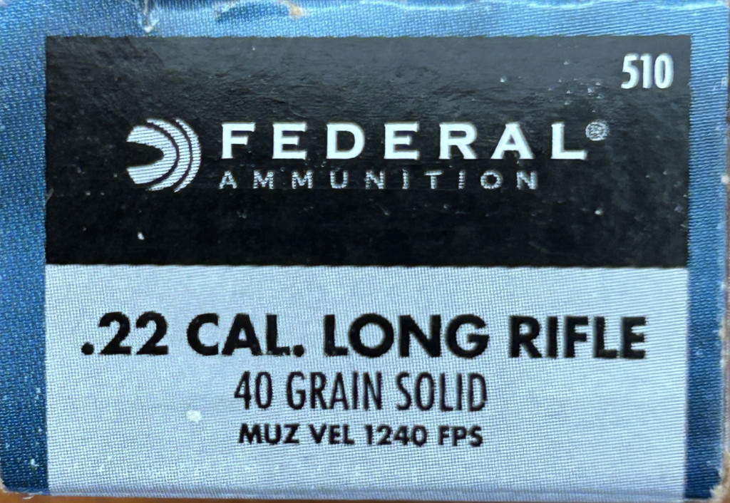 Federal .22, 40gr