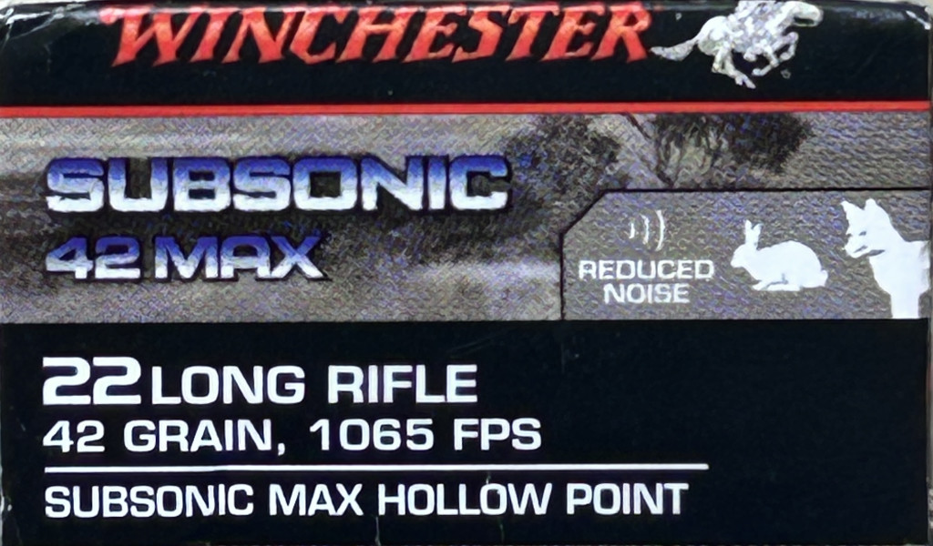 Winchester 42gr Max 22 Sub Sonic