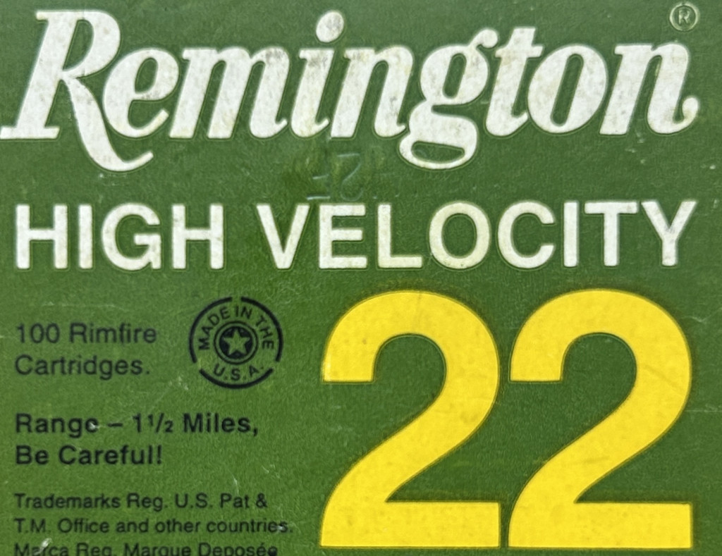 Remington High Velocity .22