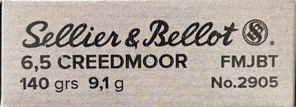 Sellier & Bellot6.5 Creedmore 140gr