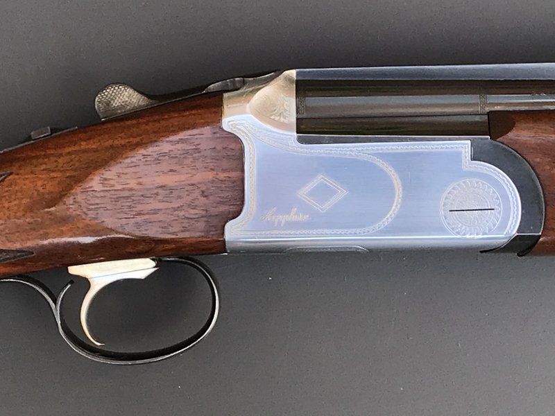 White Diamond Sapphire 12 Bore/gauge  Over and under