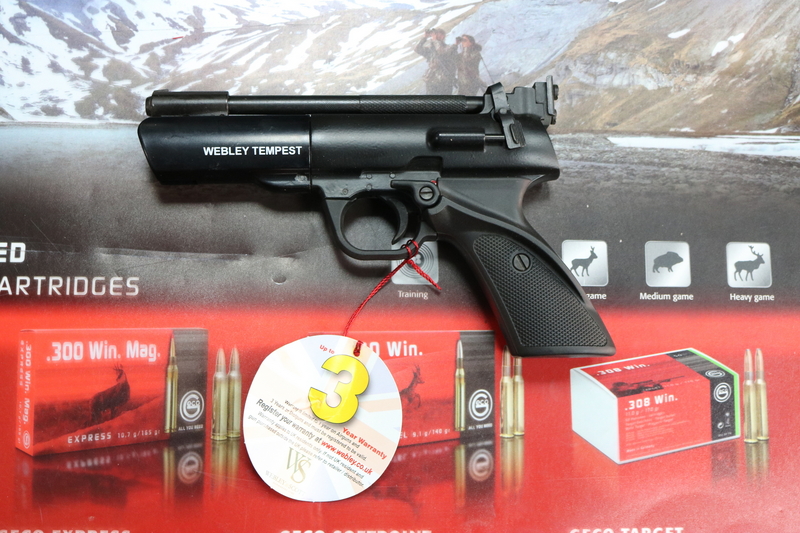 Webley / Webley & Scott Tempest Finale .177 Air Pistols