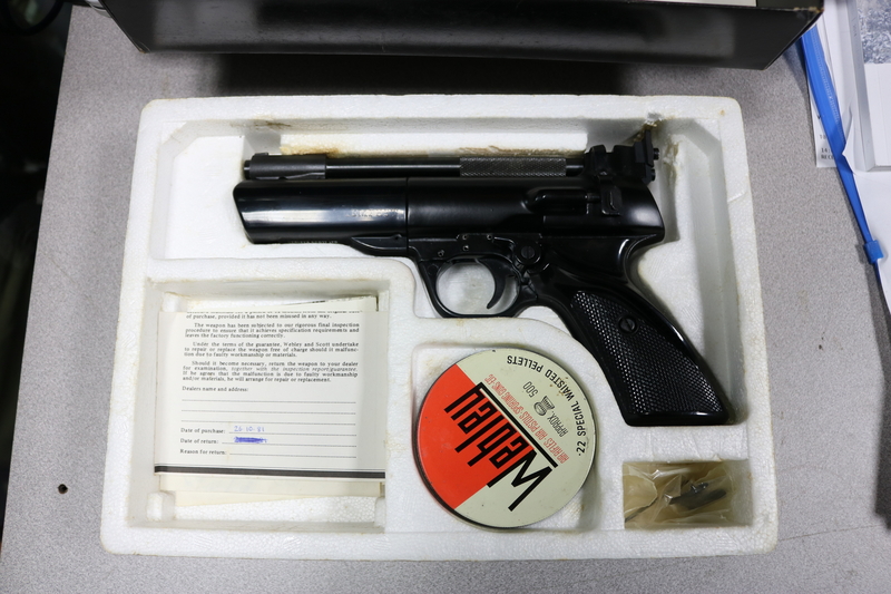 Webley / Webley & Scott Tempest .22  Air Pistols