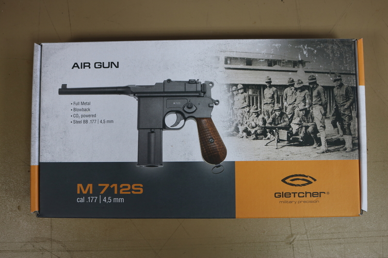 Gletcher M 712S Steel BB 4.5 mm  Air Pistols