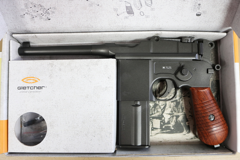 Gletcher M 712S Steel BB 4.5 mm  Air Pistols