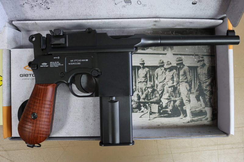 Gletcher M 712S Steel BB 4.5 mm  Air Pistols