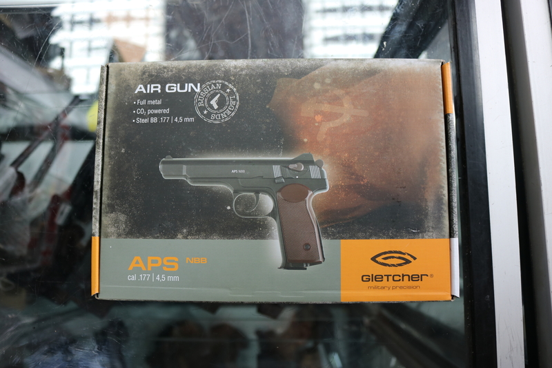 Gletcher APS NBB 4.5MM Steel BB .177 Air Pistols