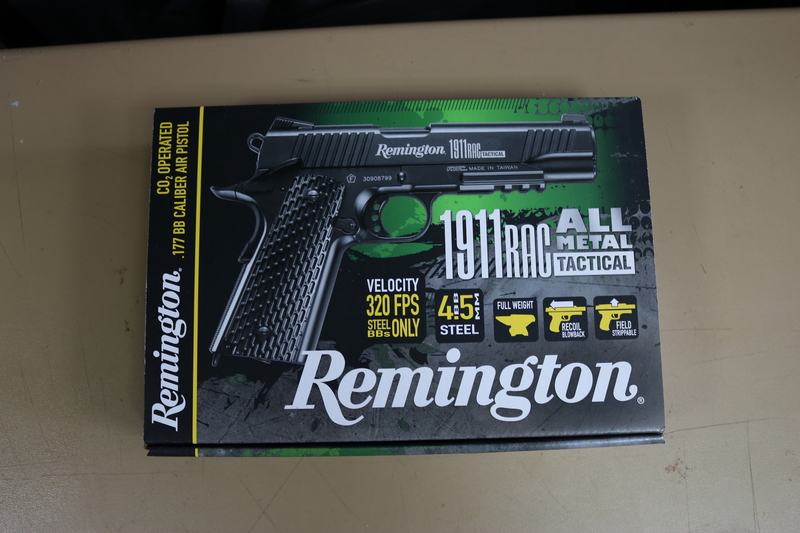 Remington 1911 RAC All Metal Tactical Steel BB 4.5 mm  Air Pistols