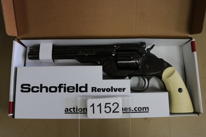 Schofield 6" Steel Grey 4.5MM BB 4.5 mm  Air Pistols