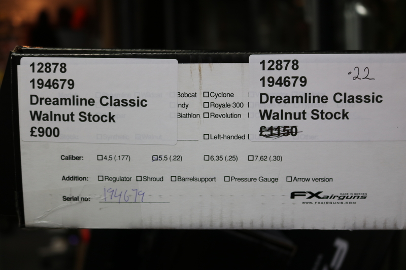 FX Airguns DREAMLINE CLASSIC .22 Air Rifles
