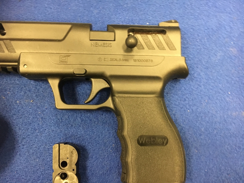 Webley Nemesis CO2 Air Pistol - .22 - Hero Outdoors