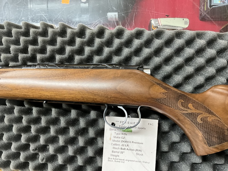 CZ - Ceska Zbrojovka ZKM453 Premium Bolt Action .22 Rifles