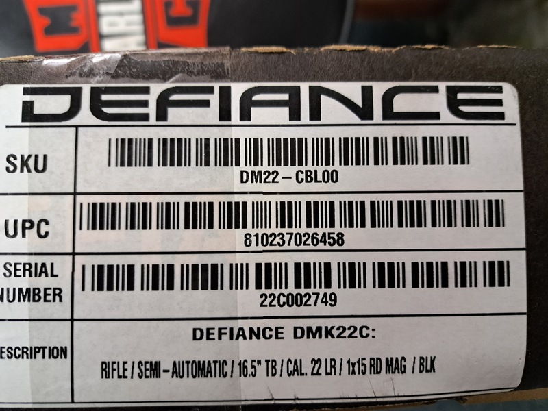 KRISS DEFIANCE DMK22C Semi-Auto .22  Rifles