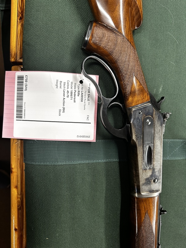 Pedersoli 1886/71 Lever action .45 45/70 Rifles