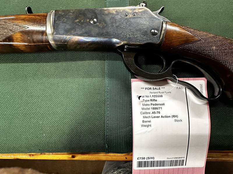 Pedersoli 1886/71 Lever action .45 45/70 Rifles