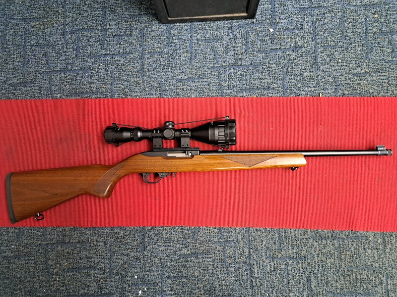 Ruger WALNUT DELUX Semi-Auto .22  Rifles