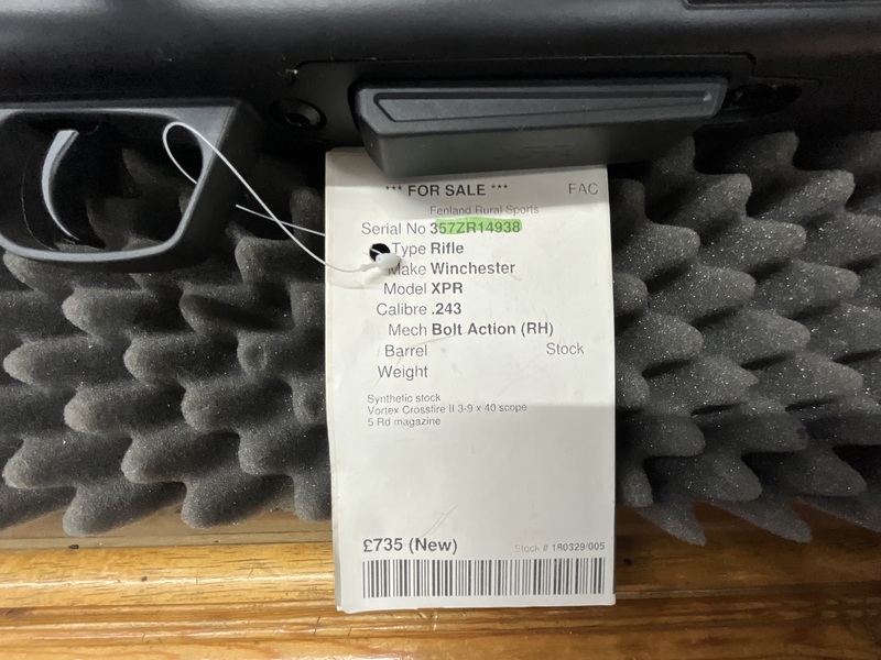 Winchester XPR Bolt Action .243 Rifles