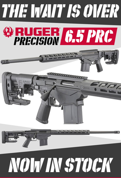 Ruger Precision PRC Bolt Action  6.5 PRC Rifles