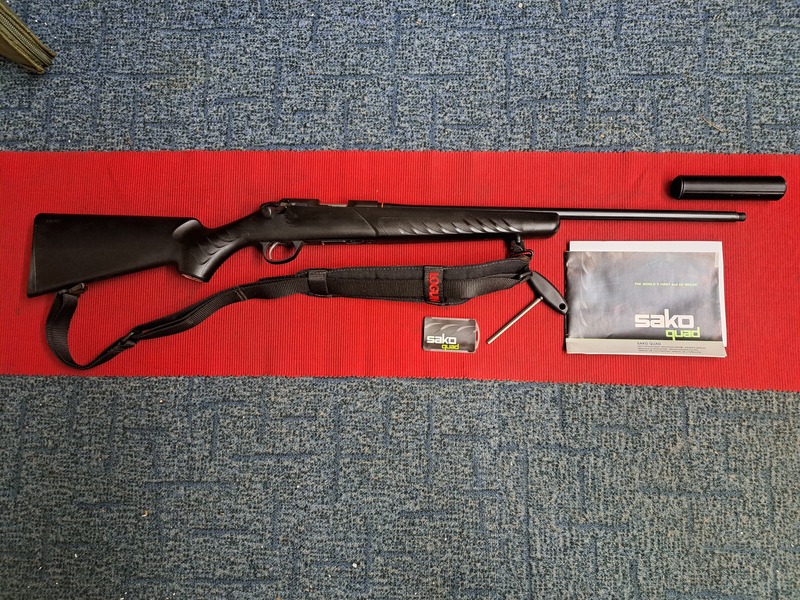 Sako QUAD INTERCHANGEABLE BARREL Bolt Action .17 .17HMR Rifles