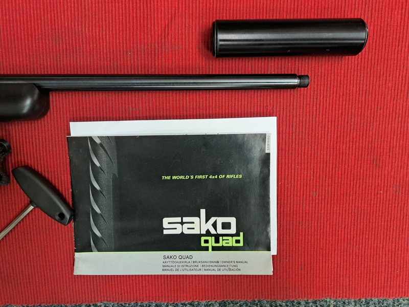 Sako QUAD INTERCHANGEABLE BARREL Bolt Action .17 .17HMR Rifles
