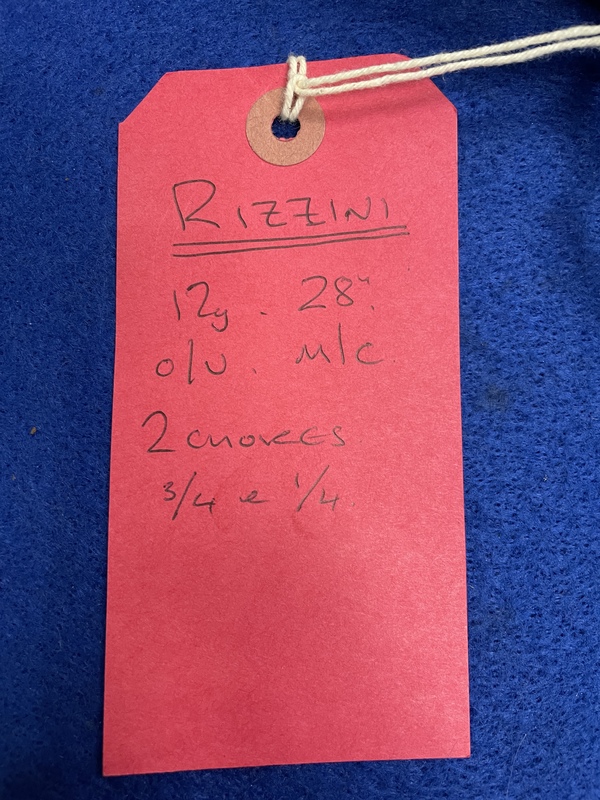Rizzini Marcheno 12 Bore/gauge  Over and under