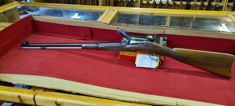 Pedersoli Springfield Trapdoor Officers Single Shot .45 70 Rifles