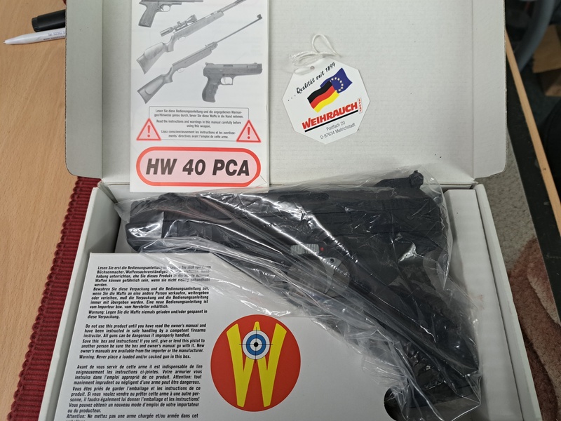 Weihrauch HW40 PCA .177  Air Pistols