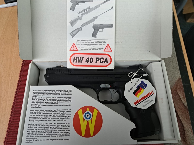 Weihrauch HW40 PCA .177  Air Pistols