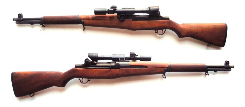 m1 garand M1D sniper Straight Pull  30-06 Rifles