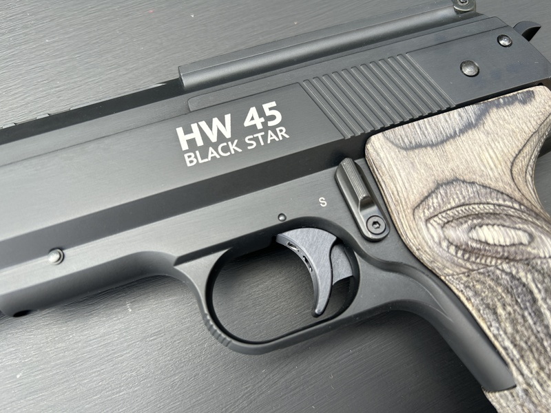 Weihrauch HW45 Black Star .177  Air Pistols