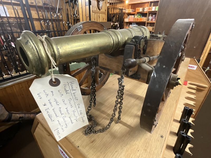 Hand built Swiss Howitzer Cannon