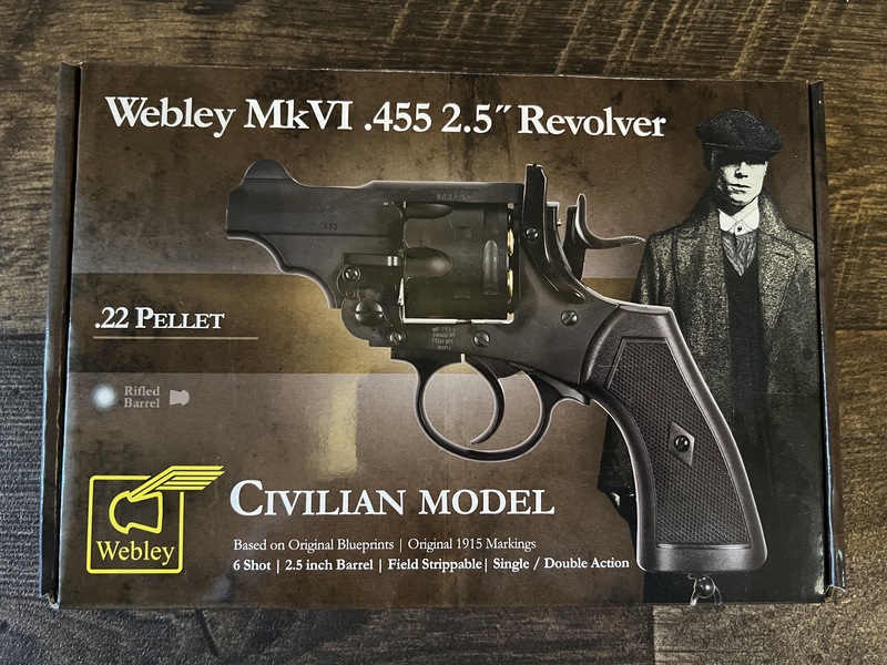 Webley / Webley & Scott mkiv .22  Air Pistols