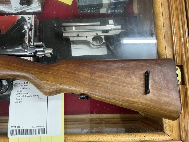 Mauser Service rifle Bolt Action 7.62 mm Nato Rifles